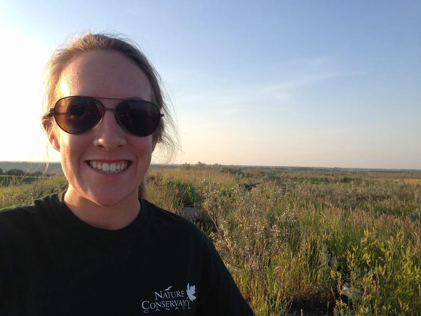 Michelle Dano landed an internship position with NCC in Saskatchewan in 2014. Today, she’s the BC stewardship coordinator for the Columbia Southern Interior program. Photo by NCC