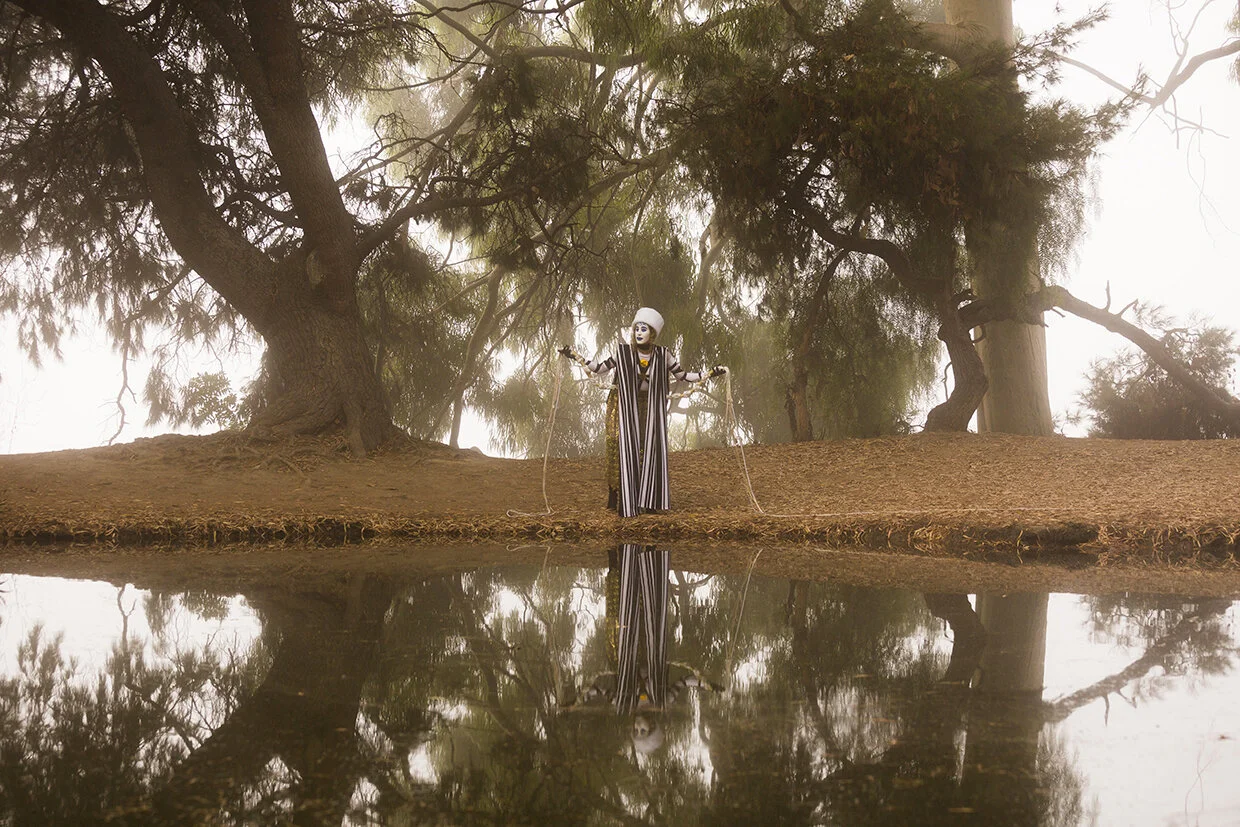    Tashlich  , Performance with small gathering, Los Angeles, CA, 2019 (photo credit Aaron Farley). 