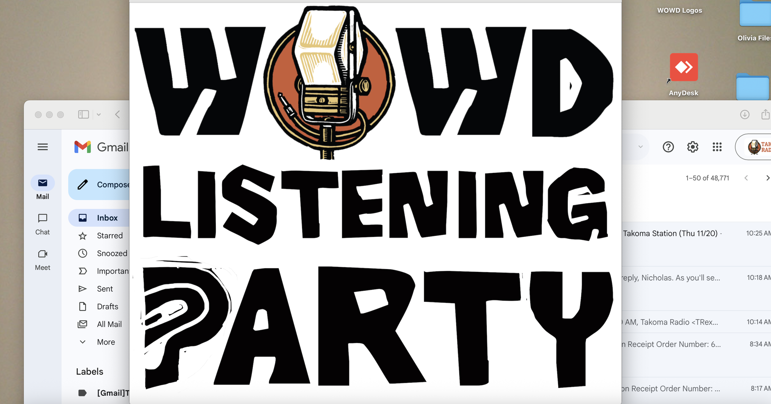*FUND DRIVE* LISTENING PARTY! 