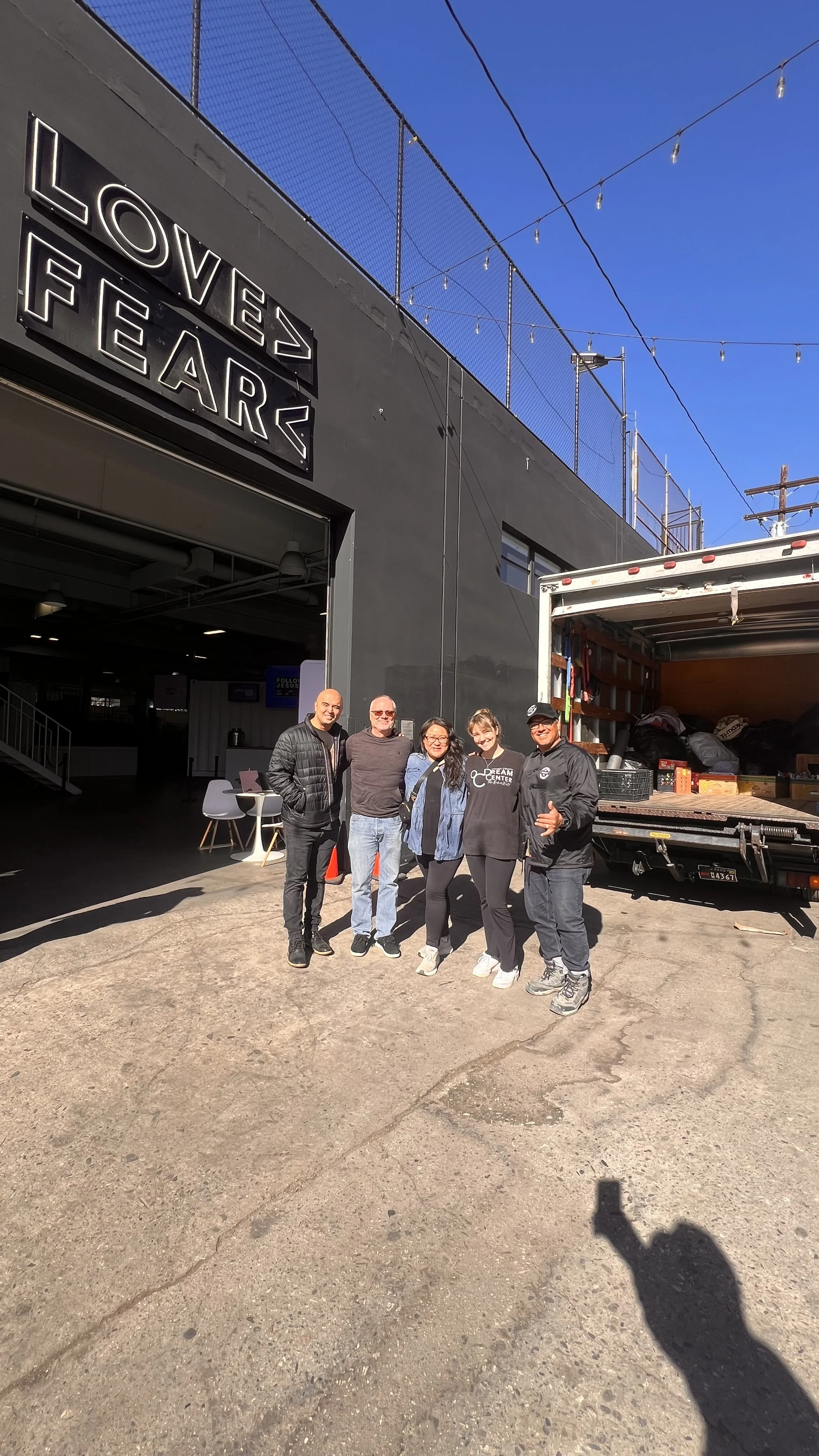 OCDC and Hands of Mercy team after food drop off in LA