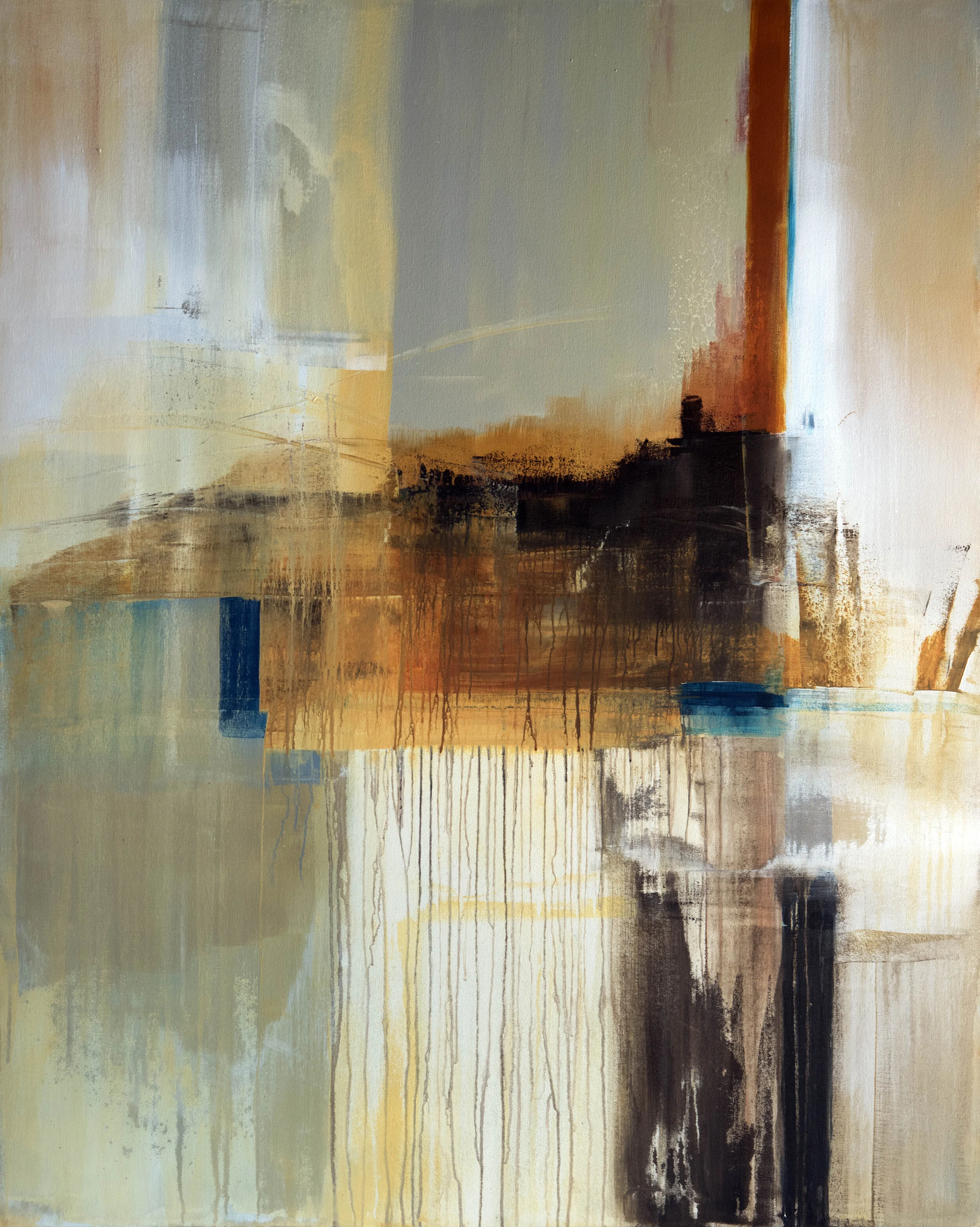 Emergence 48” x 60” Acrylic, multimedia
