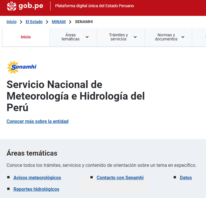 Servicio Nacional de Meteorología (Peru)