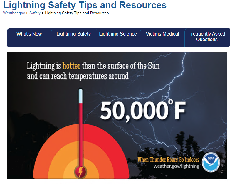 NWS Lightning Safety
