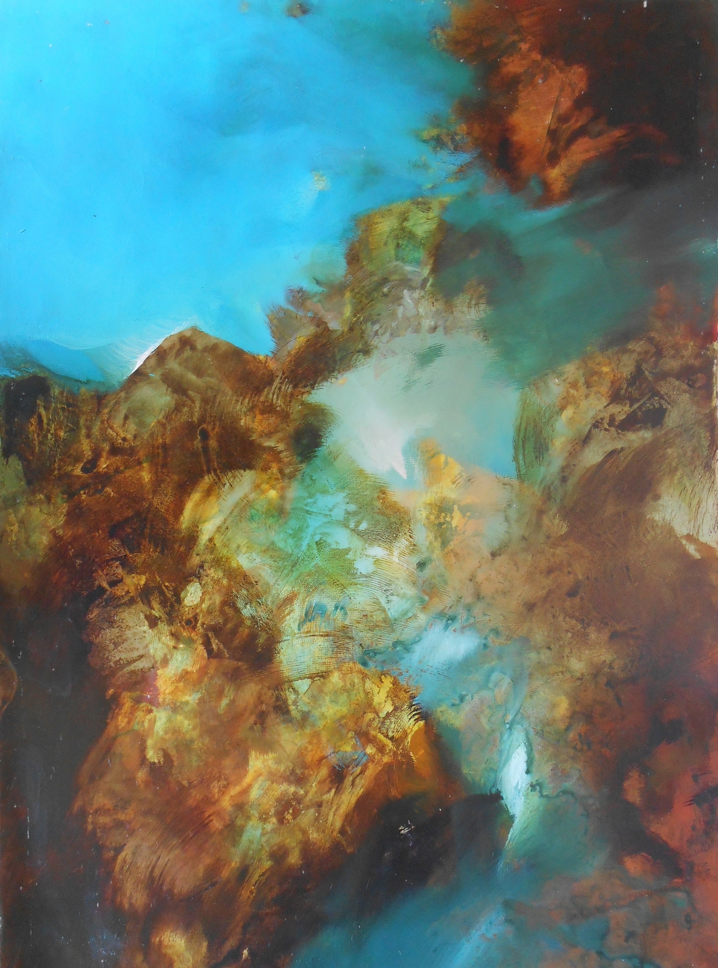 Amber Hill Acrylic on Paper 22"/31" 350.00 unframed