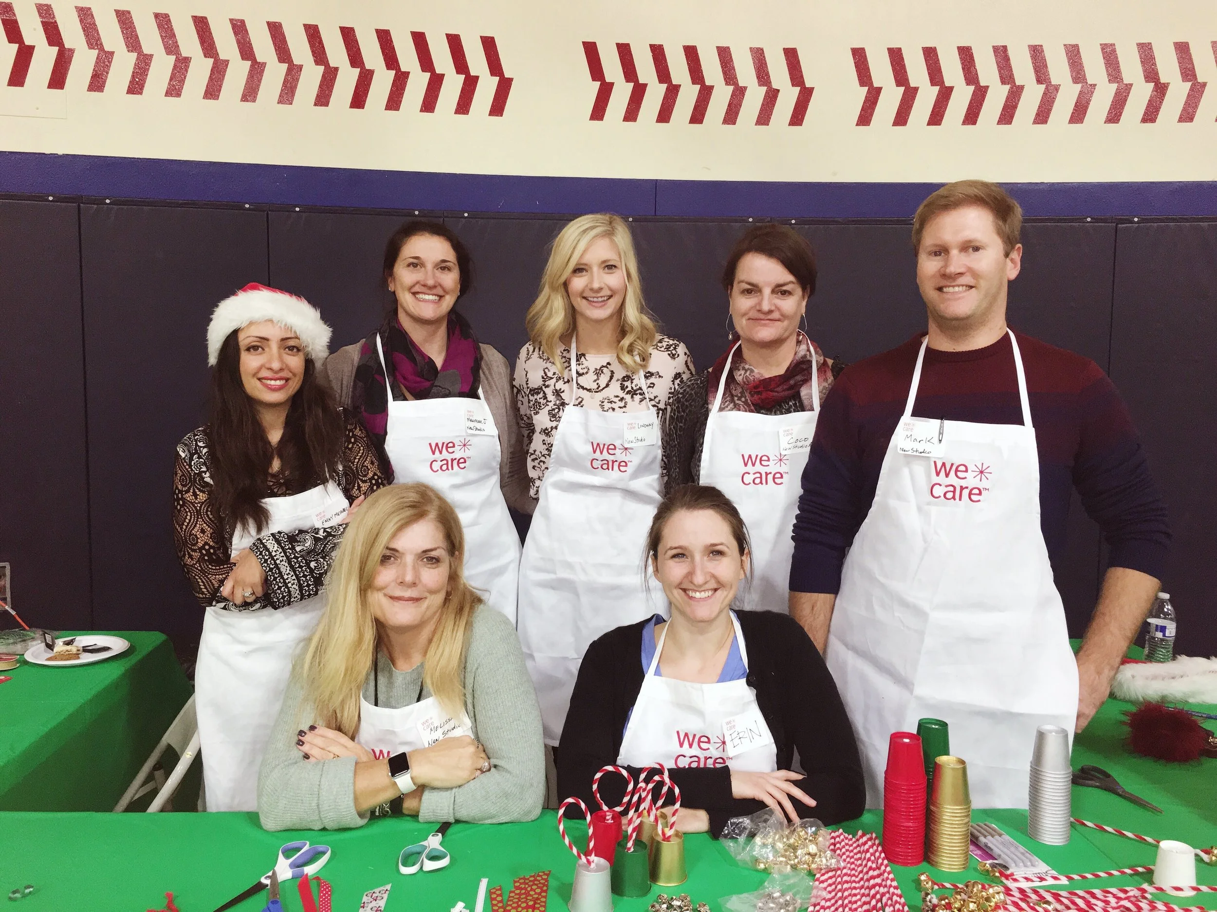 Team NSA!! (Front Row, L to R): Melissa and Erin (Back Row, L to R) Engy, Maureen, Lindsay, Coco and Mark