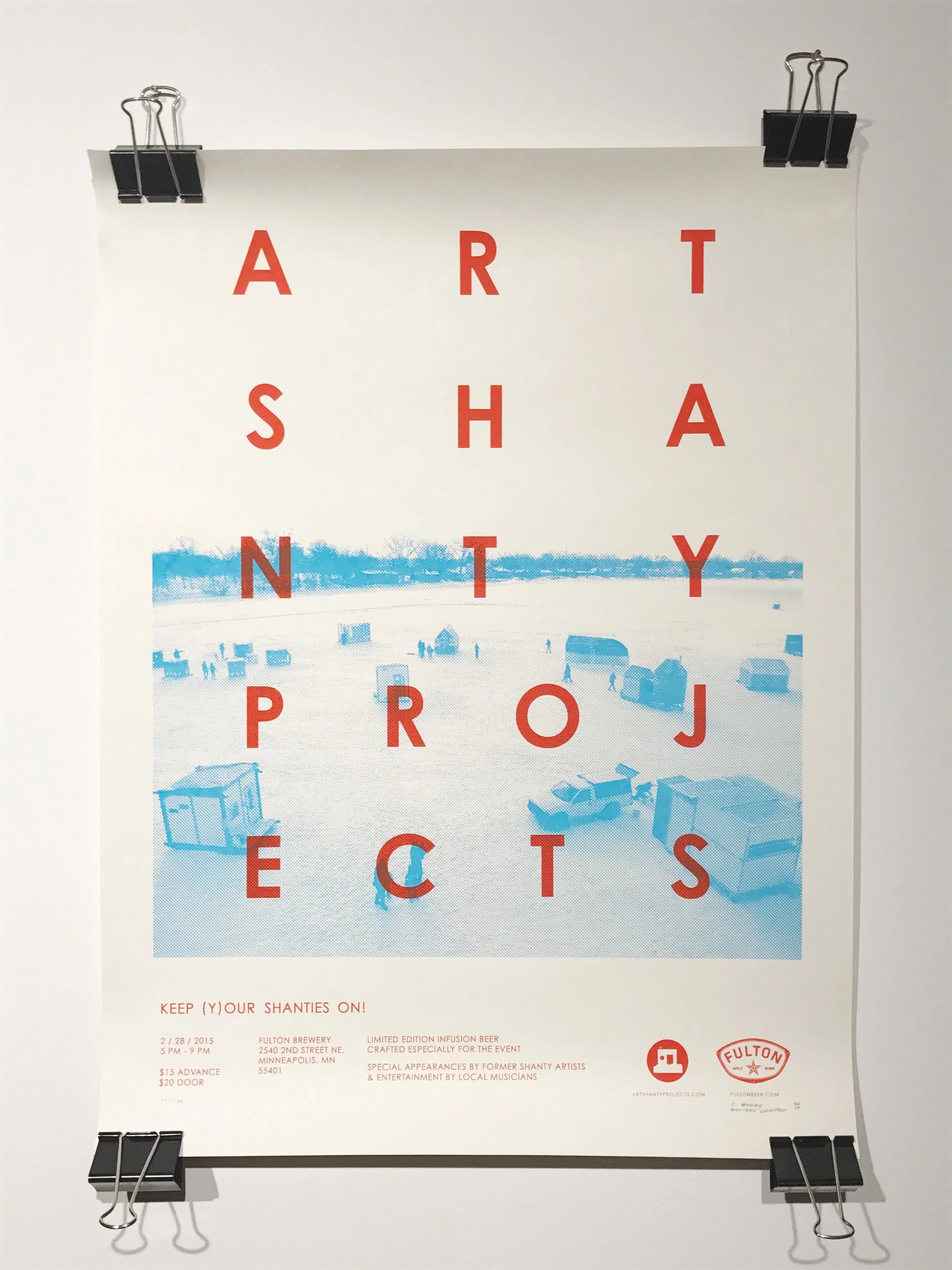 Flier for 2015 Art Shanties.