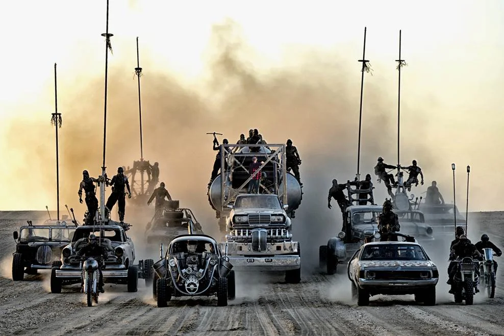 Ok, this picture isn't real... but Monica did do an amazing job photoshopping Adam and the Shanty into this epic Mad Max scene! - Original photo credit to Warner Brothers.