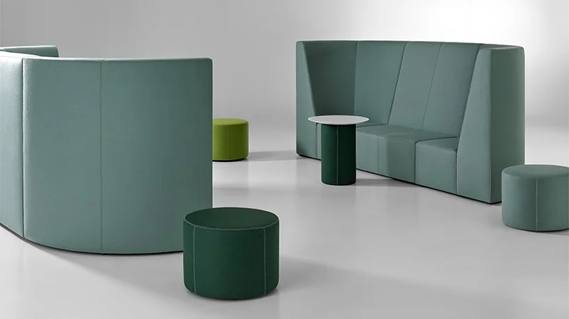 Jerry Helling , president and creative director of Bernhardt Design , has established a long career of cultivating design talent and producing quality furnishings in the United States. He worked closely with Airbnb co-founder Joe Gebbia on the Neighborhood collection, which consists of 38 separate modular pieces. 