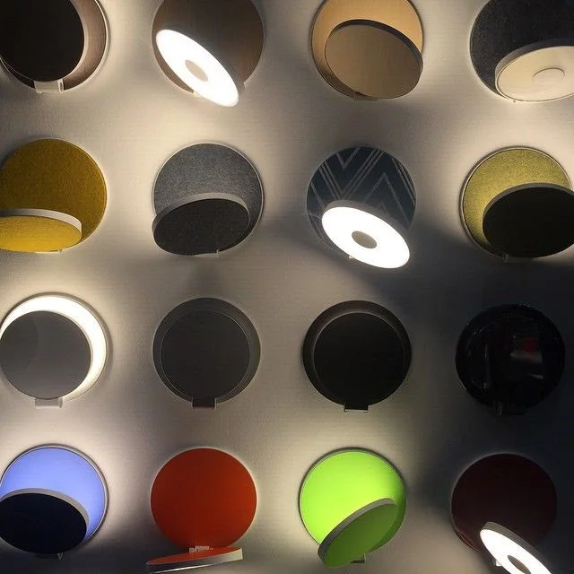 Koncept Gravy wall sconces come in multiple colors and can be mounted almost anywhere there's an outlet. They double as accent lighting and task lighting.