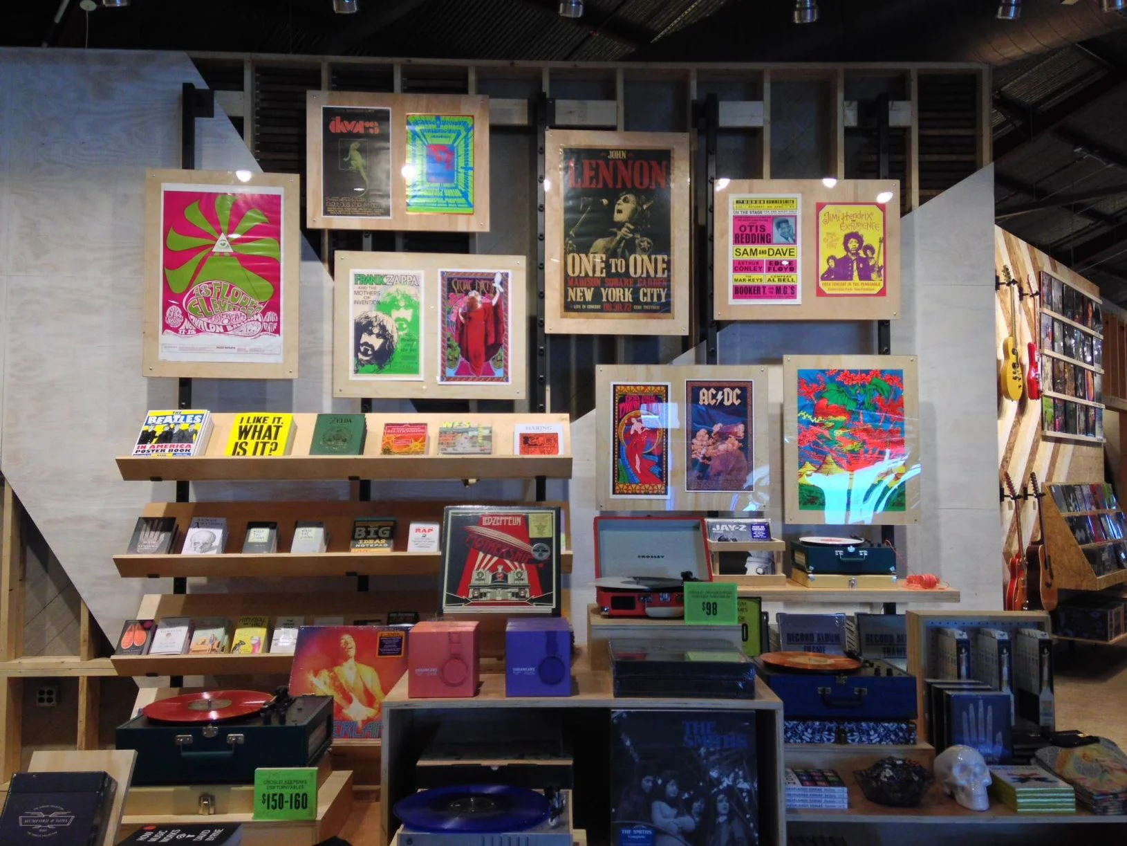 Exposed wall interior design at Urban Outfitters in Tallahassee, designed with NewStudio Architecture