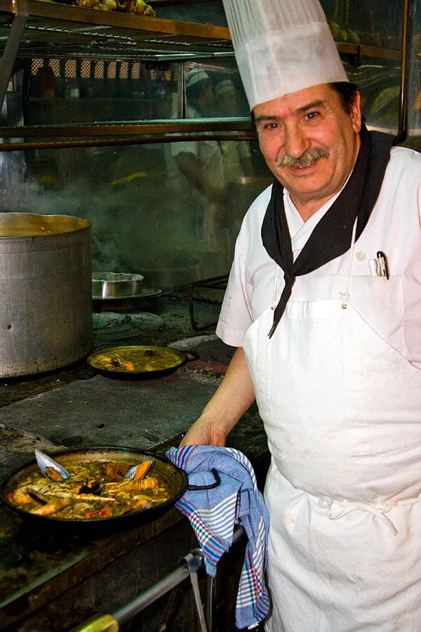 Chef Miguel, proud of his job