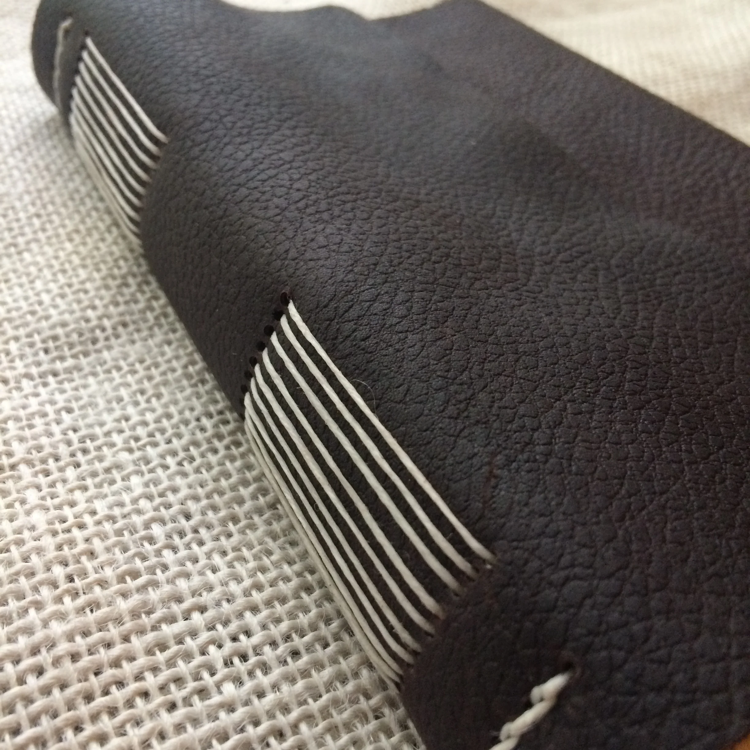 Long stitch journal wrapped with high grade utility leather.