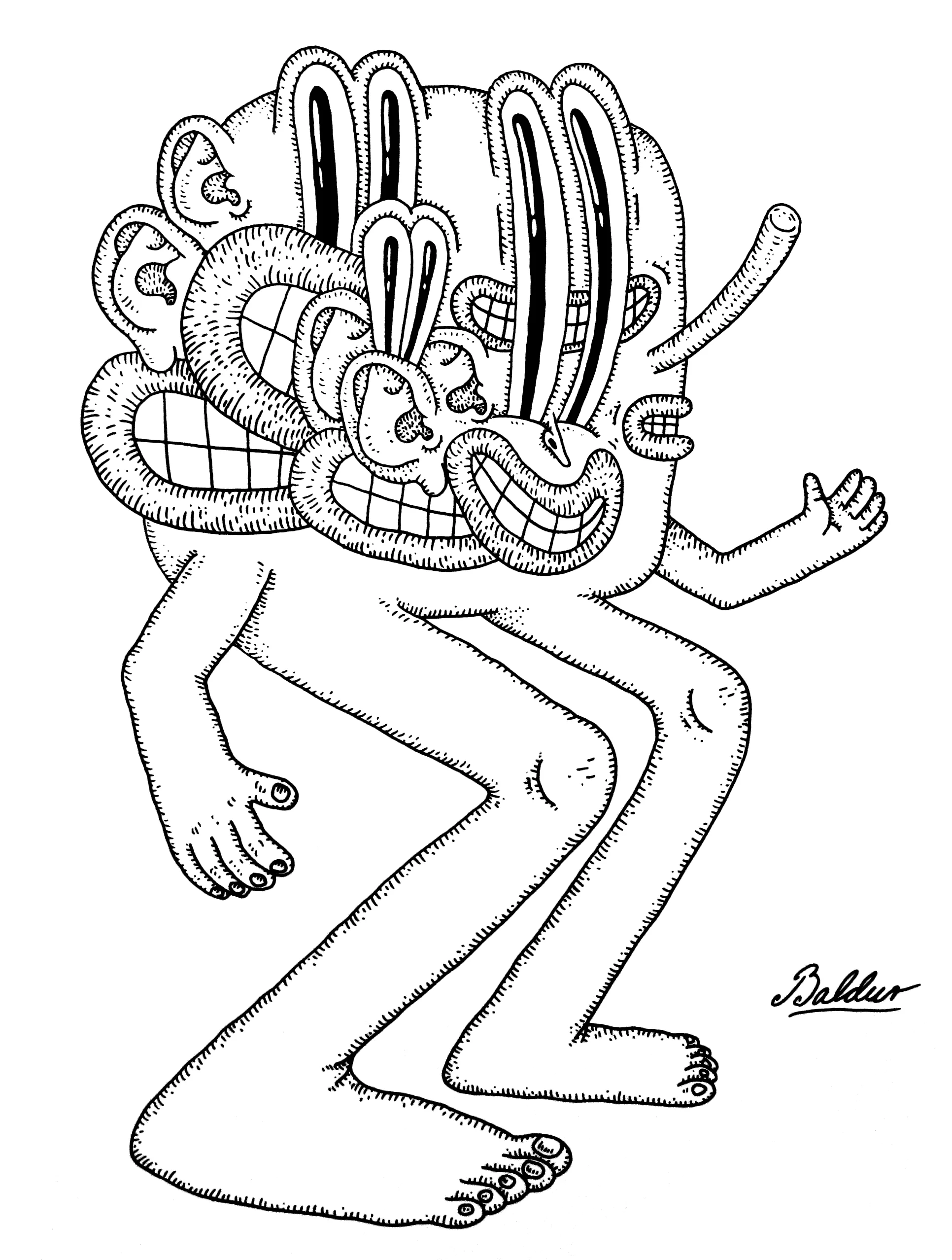 Fig. 2. Pen & Ink on Paper, 11x14 2017