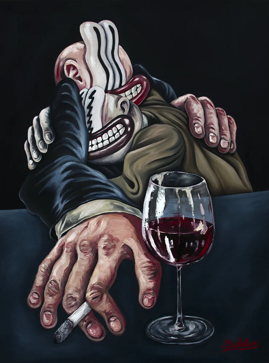 Trúnó 30x40, Oil on Canvas 2018