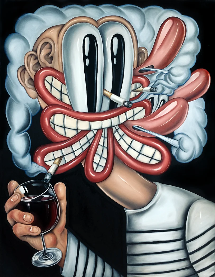 Gerningur 28x36, Oil on Canvas 2018