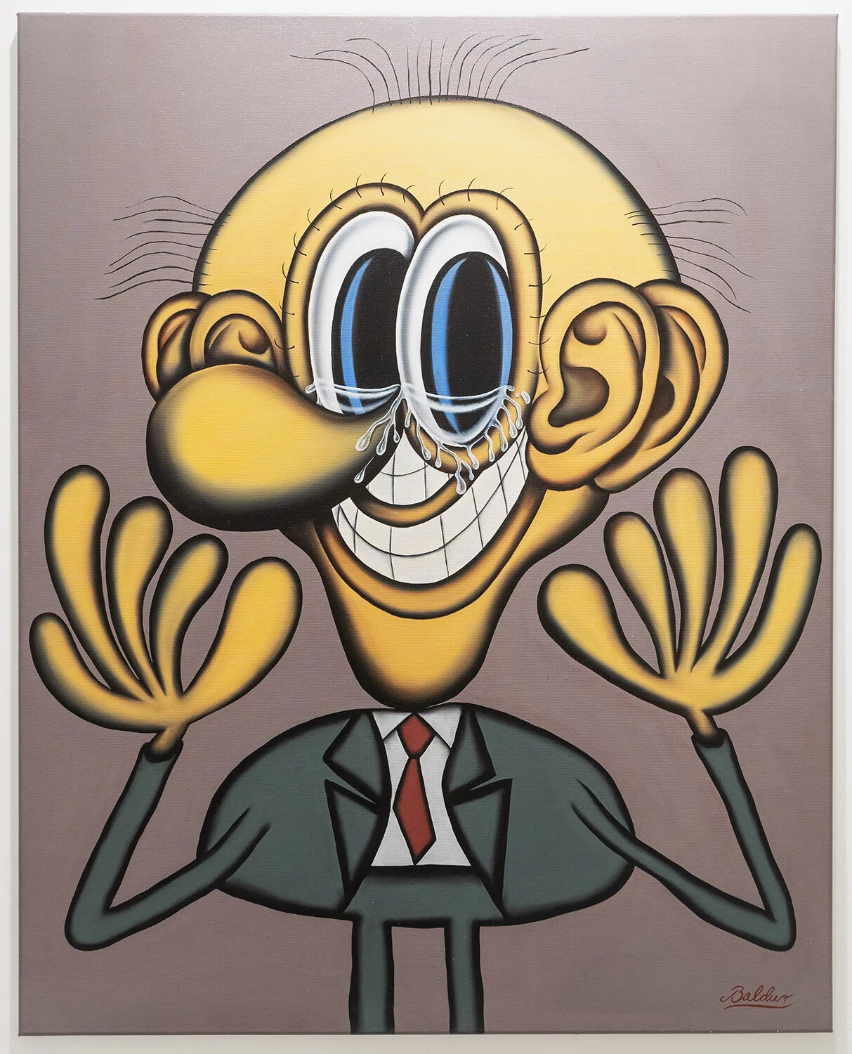 The Astonished Man 31.5x39.5, Oil on Canvas 2020