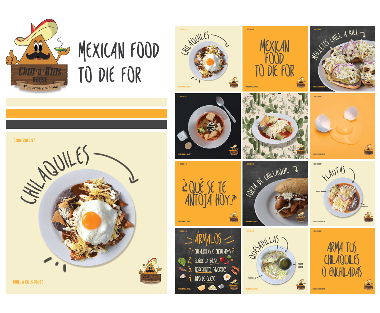  Antojos mexicanos y especialidades en chilaquiles. @chillandkills / Chill a Kill House