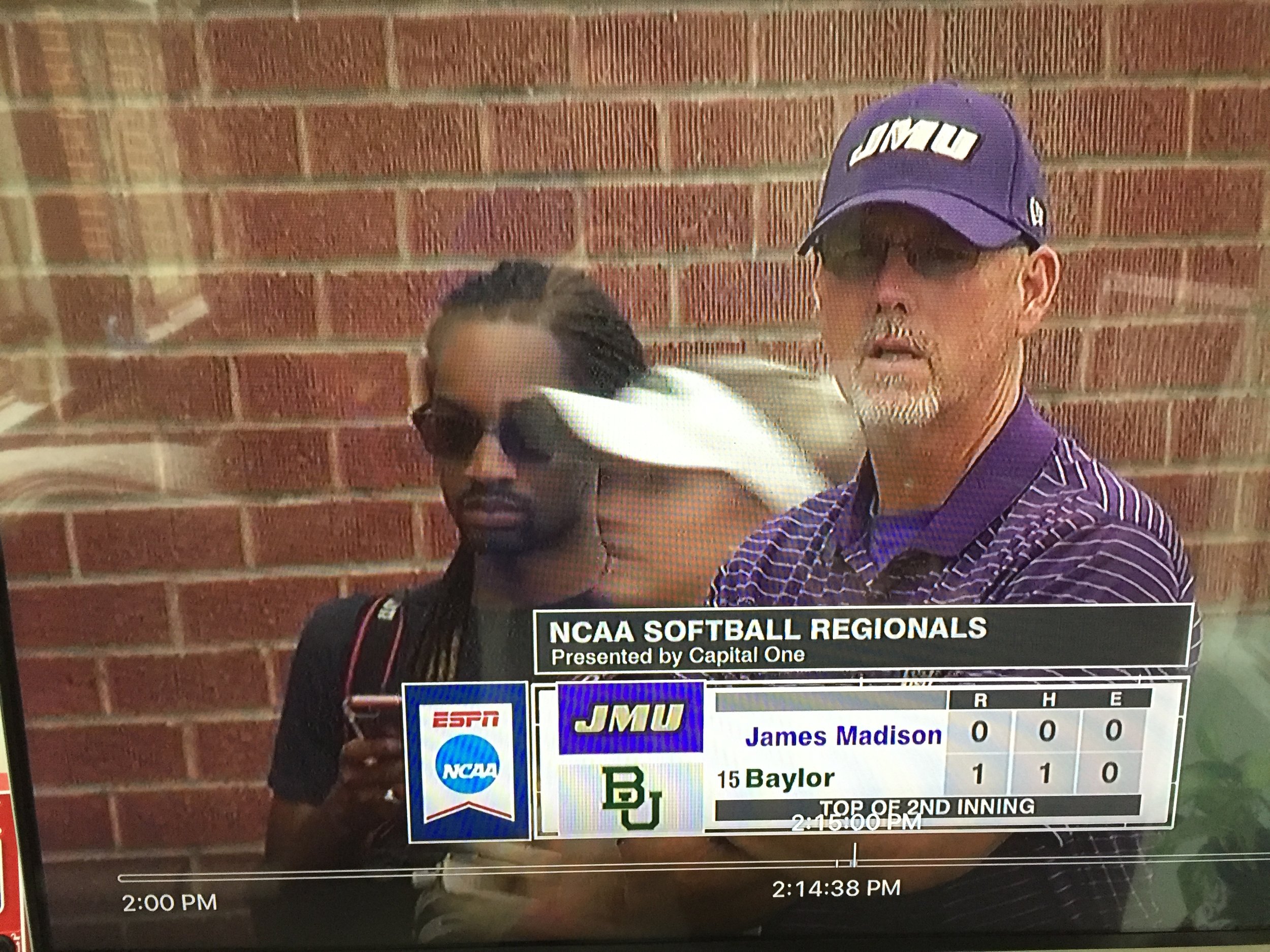 Caught texting on ESPN in between innings! - Photo courtesy of Scott Eyre