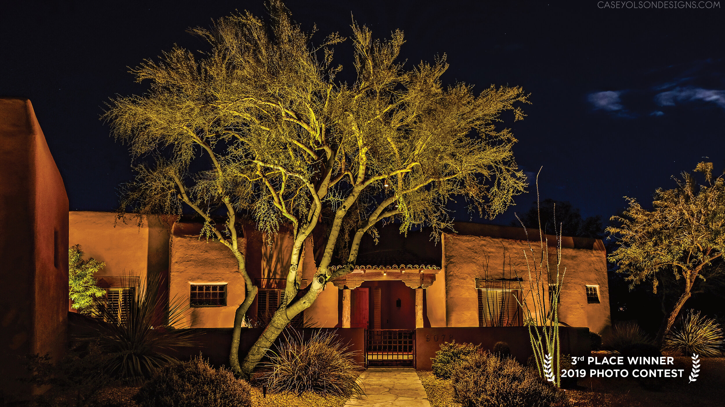 3rd Place Winner – Northstar Outdoor Lighting @northstarlightingaz // photo by @caseyolsondesigns