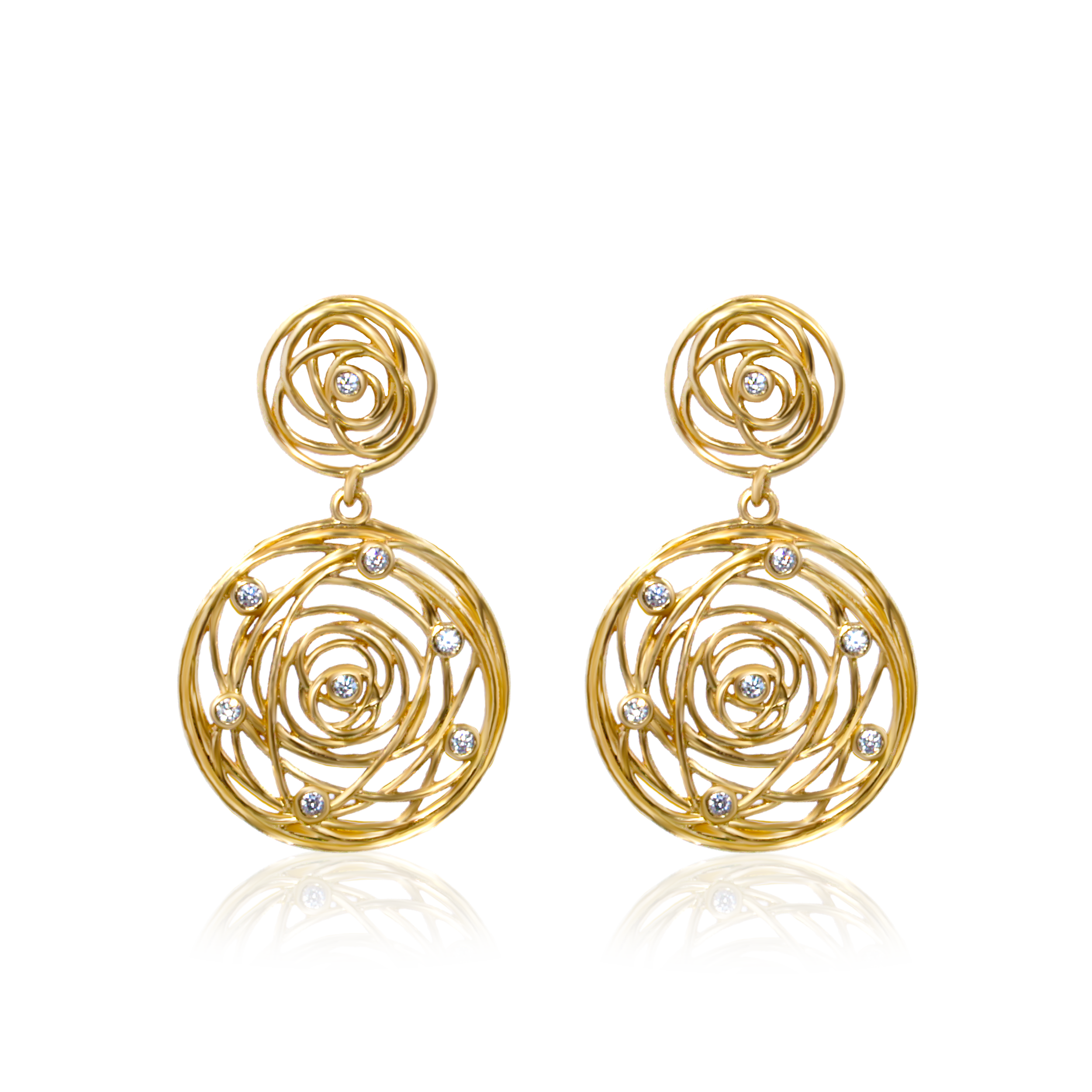 Gold Loopy Earrings LEY933.png