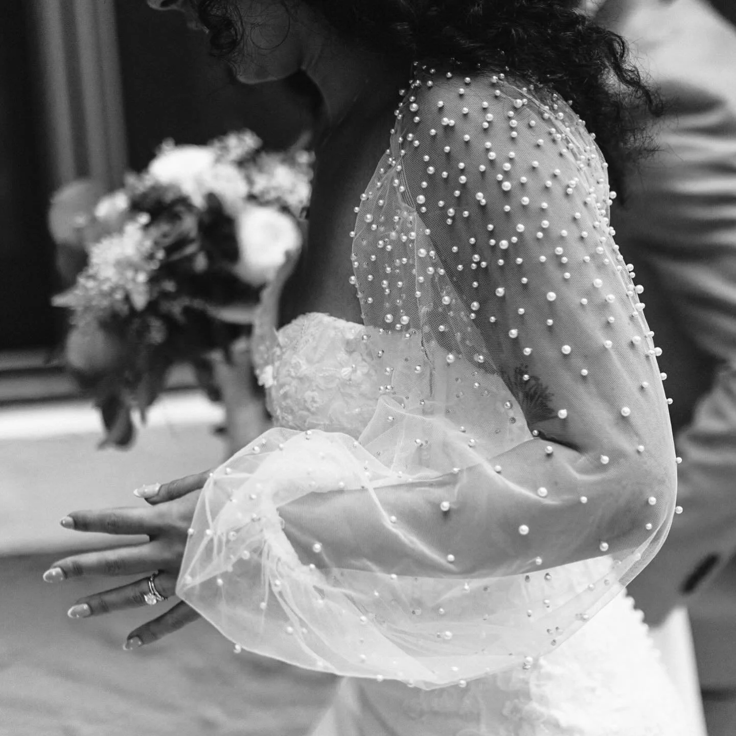 SOFIA x CHANEY | pearl sleeves + sweet moments to die for. had the sweetest day celebrating the new Hewletts! 🤍