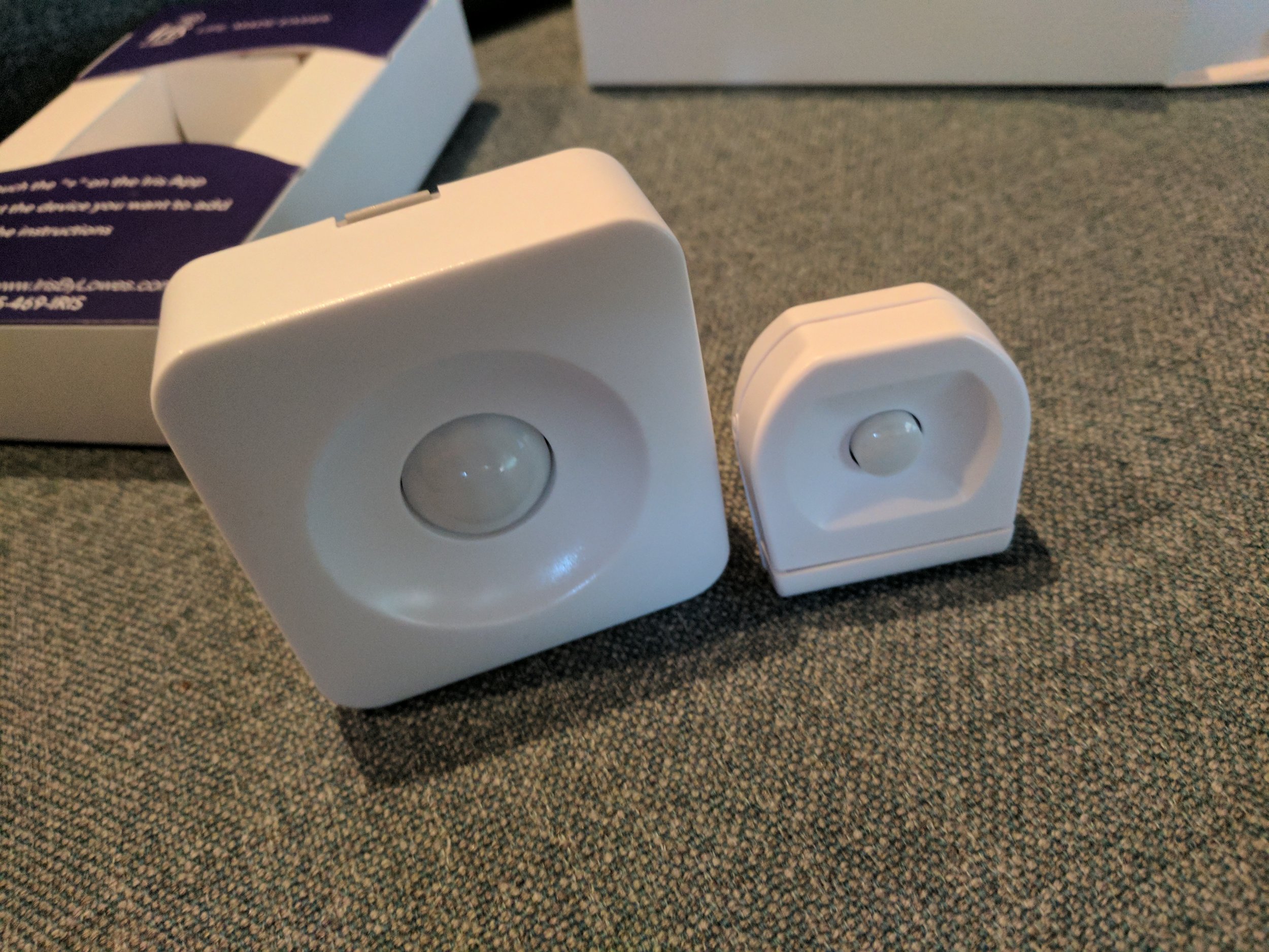 SmartThings Motion Sensor vs Lowe's Iris Motion Sensor