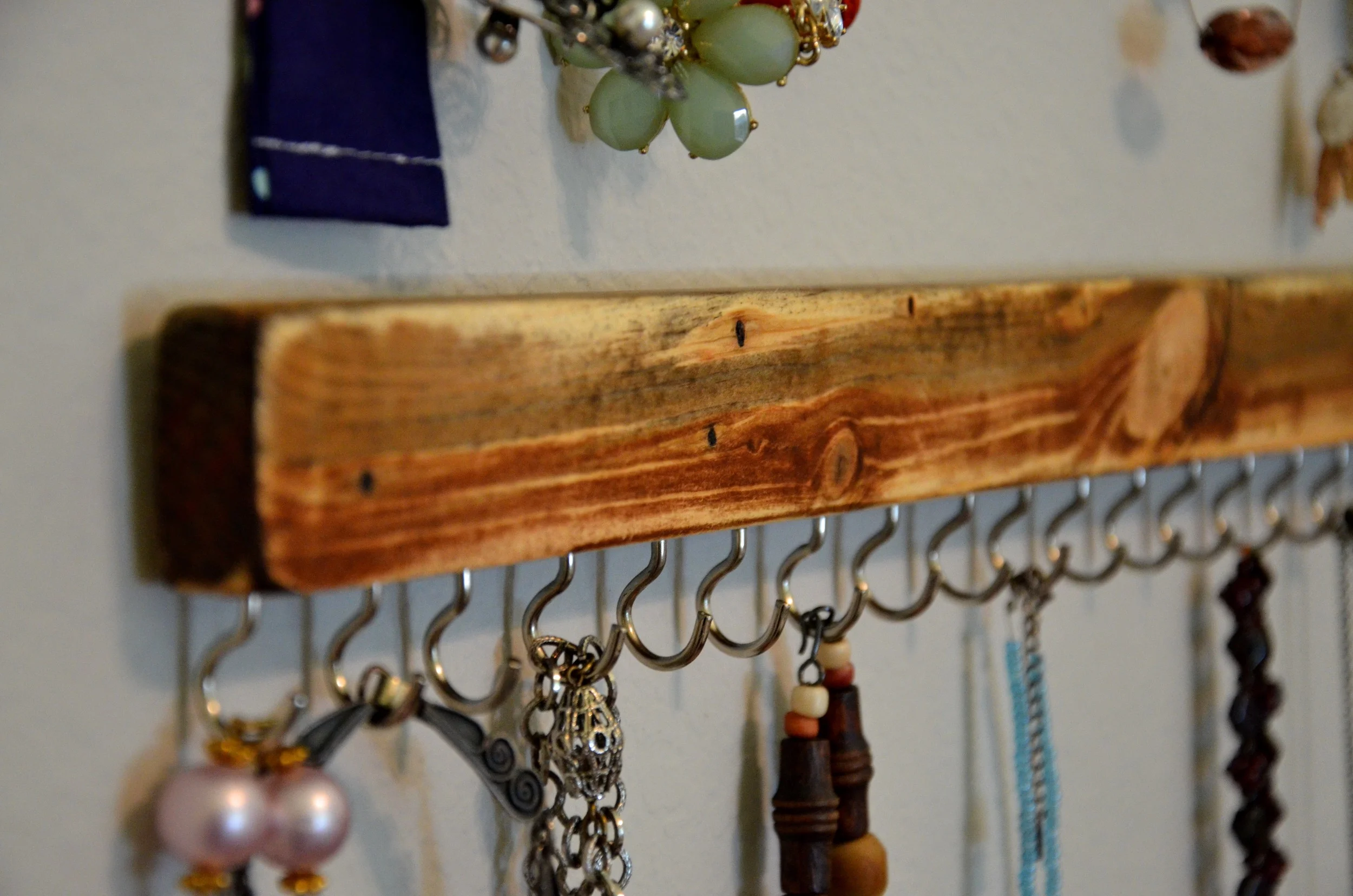 Rustic Jewelry Rack