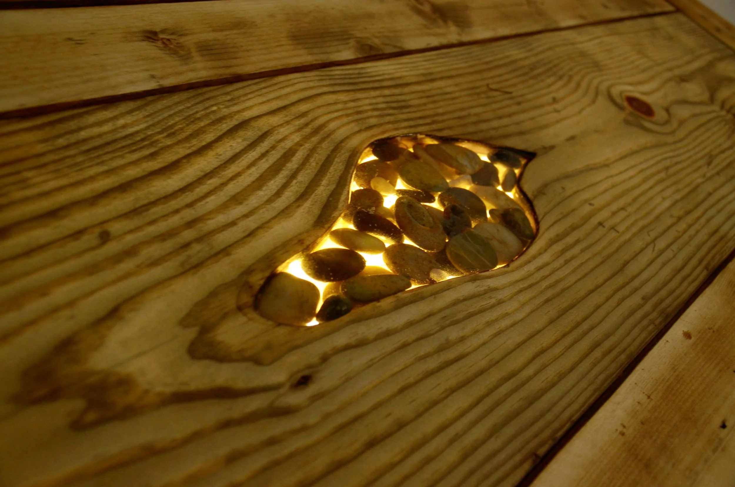 light inlay in coffee table