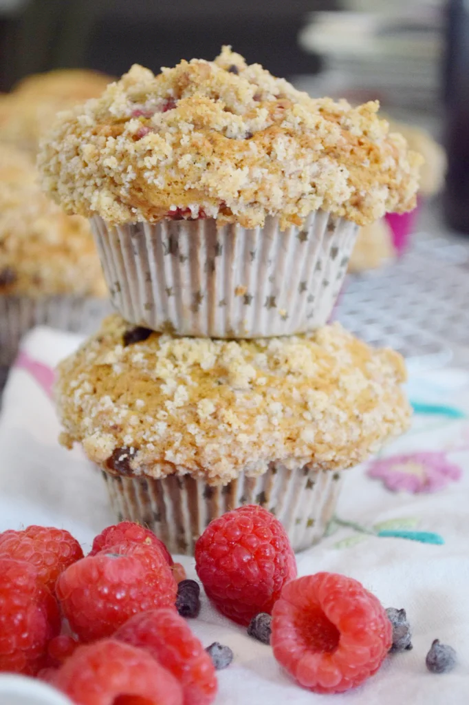 Raspberry Chocolate Chip Muffins