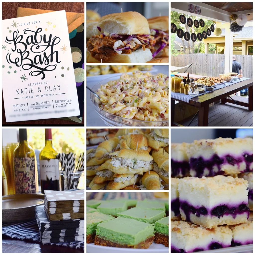 Katie and Clay&#x27;s Baby Shower: A Chic Black-and-Gold Picnic