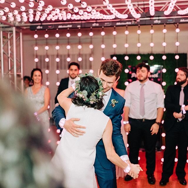 Apparently I am on a reception picture kick here. So here is literally hands down the best reception dance floor ever... I mean how can you go wrong with all those lights haha! Oh yea and they strobed to the beat of the music, you would have been cla