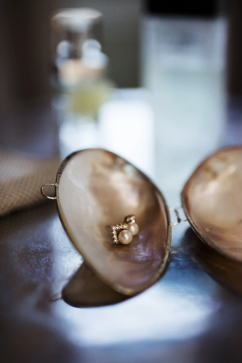 brides earings detail new victorian bed and breakfast