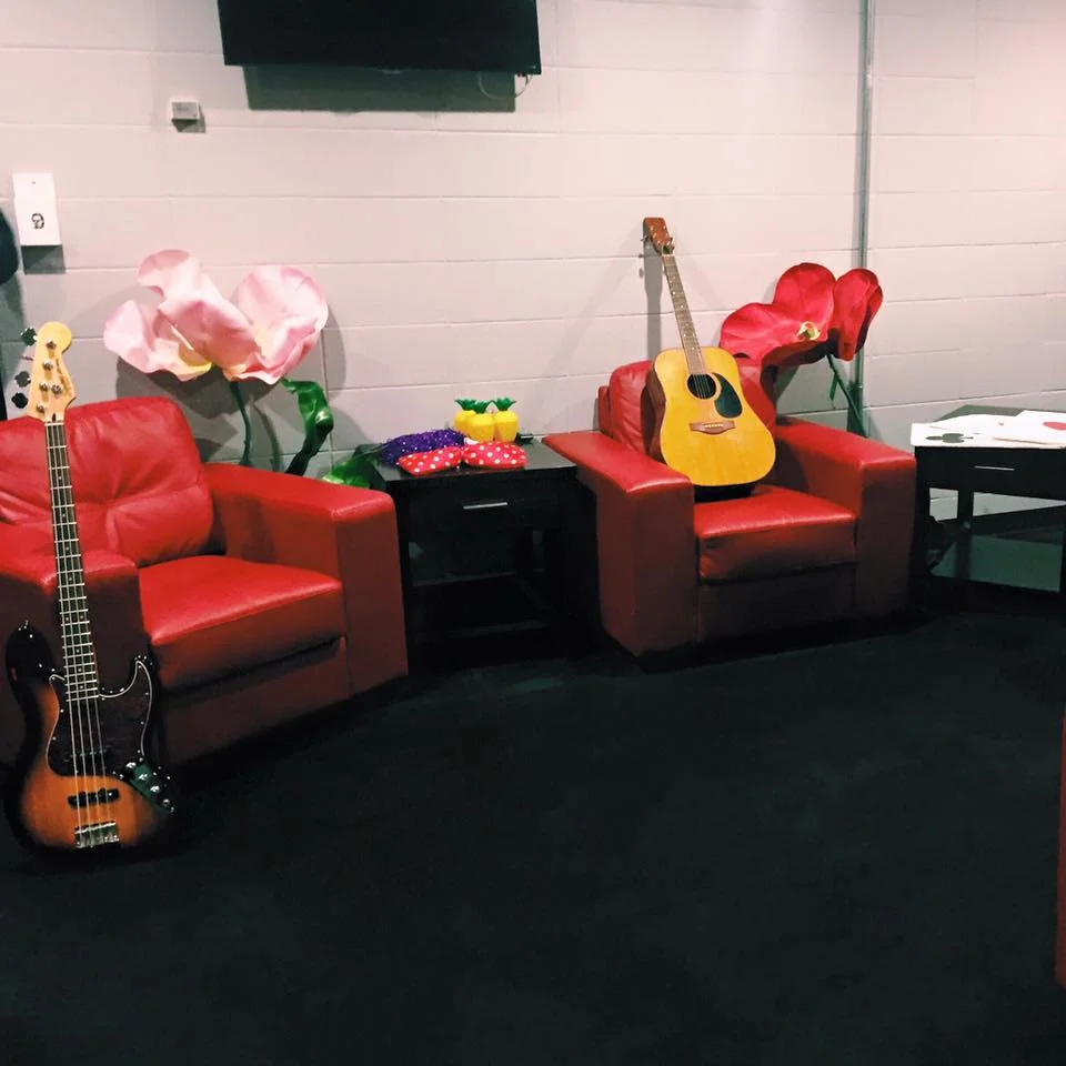 Jann Arden's dressing room, beautiful iPhone photo by yours truly.