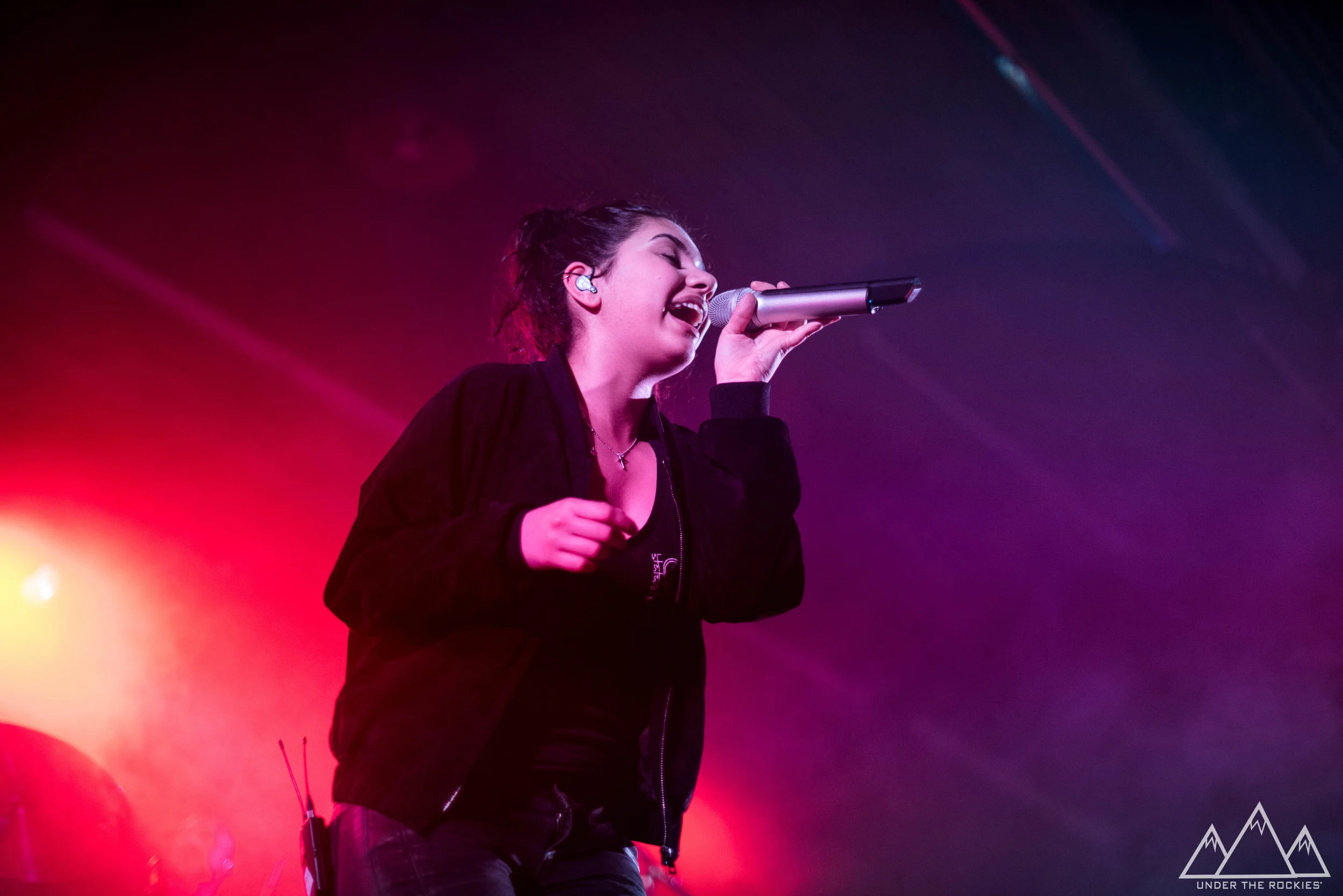 Alessia Cara performing at MacEwan Ballroom
