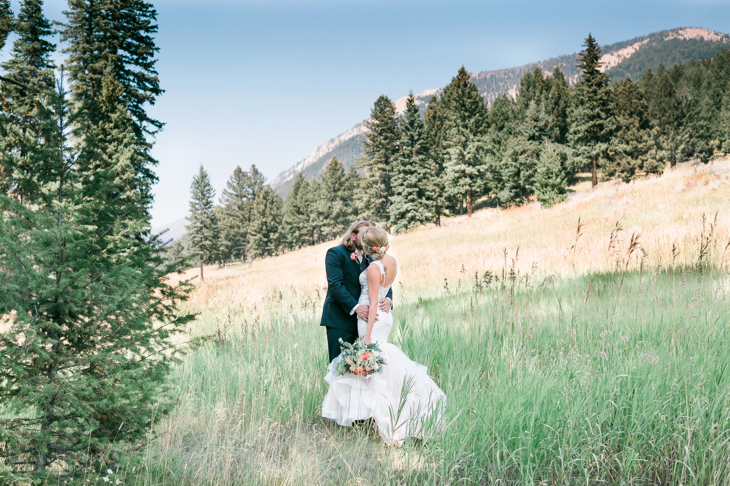 Jessine &amp; Taner // Lone Mountain Ranch, Big Sky MT Wedding