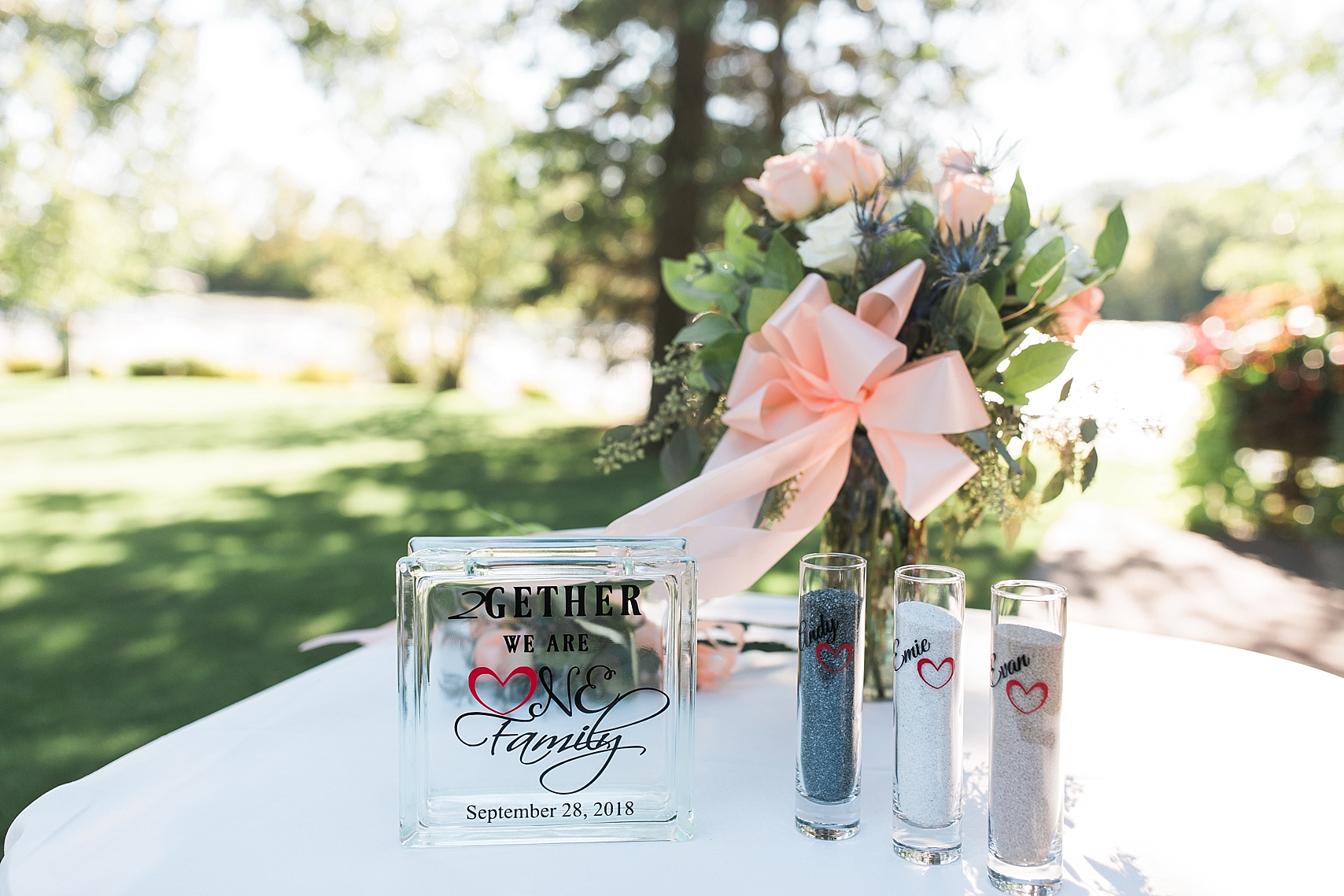 Outdoor wedding ceremony setup at the Chart House Summer Wedding Lakeville Minnesota Minneapolis Wedding Photographer Mallory Kiesow