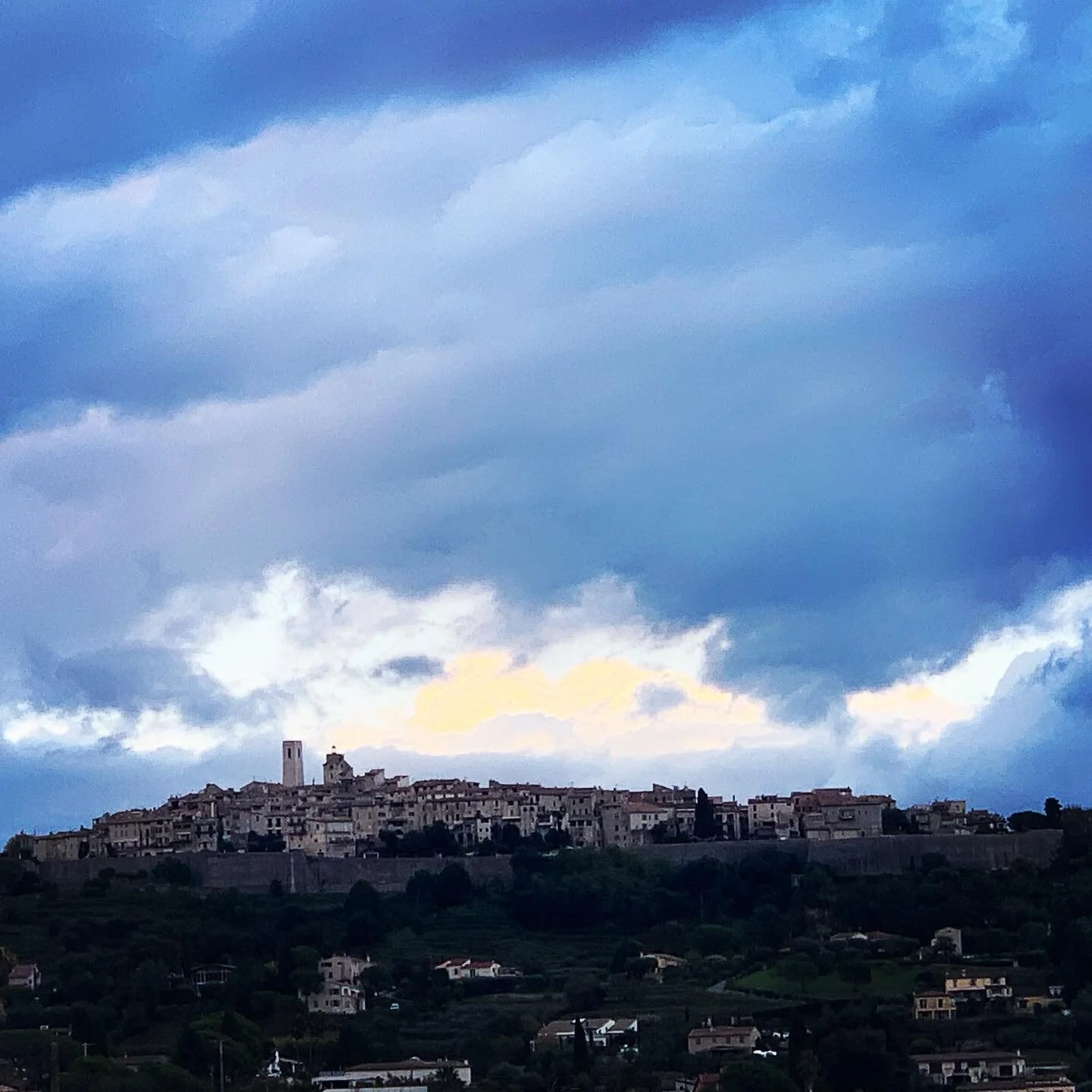 St Paul de Vence Je t&rsquo;aime #southoffrance #painting #art