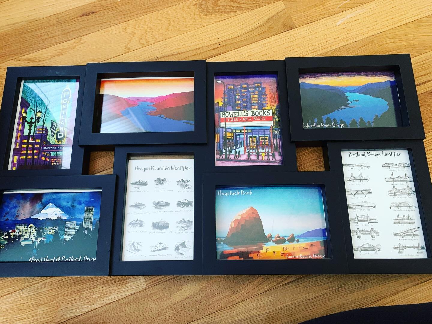 When you love postcards enough to frame them that makes us very happy. ❤️🥰🌈 Submitted by our friends in Virginia who visited Oregon last summer. Shop postcards, greeting cards, and gifts that inspire at www.iambibby.com #pnw #artistofinstagram #iam