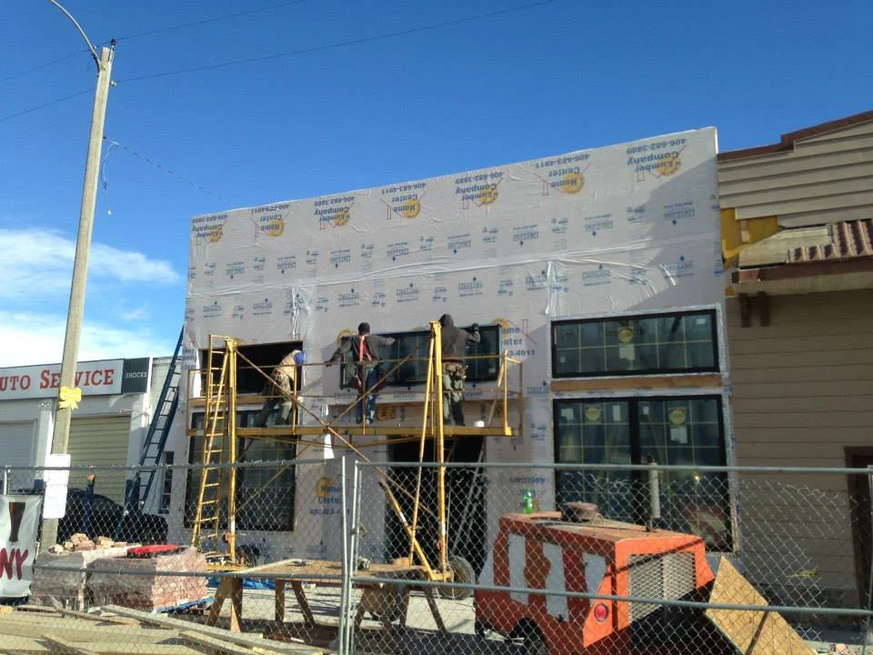 New Front Goes Up