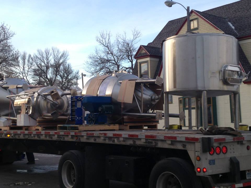 Brewing Equipment Arrives