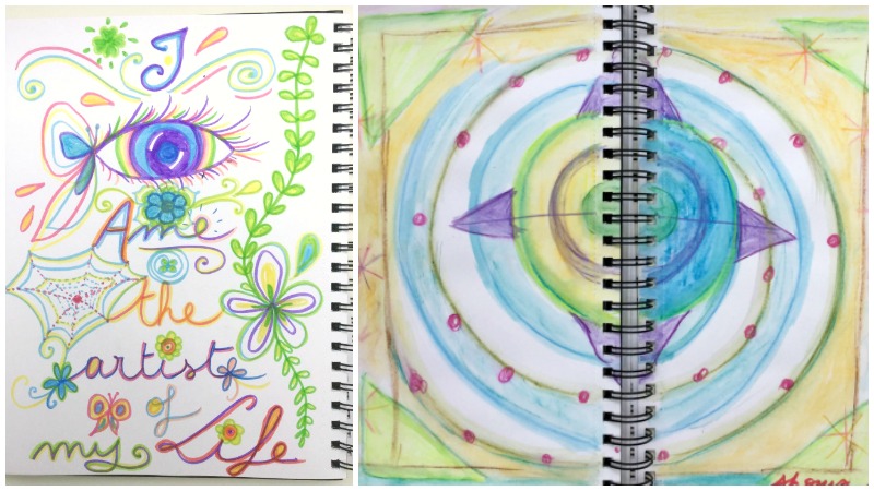 Journaling and playing with shapes