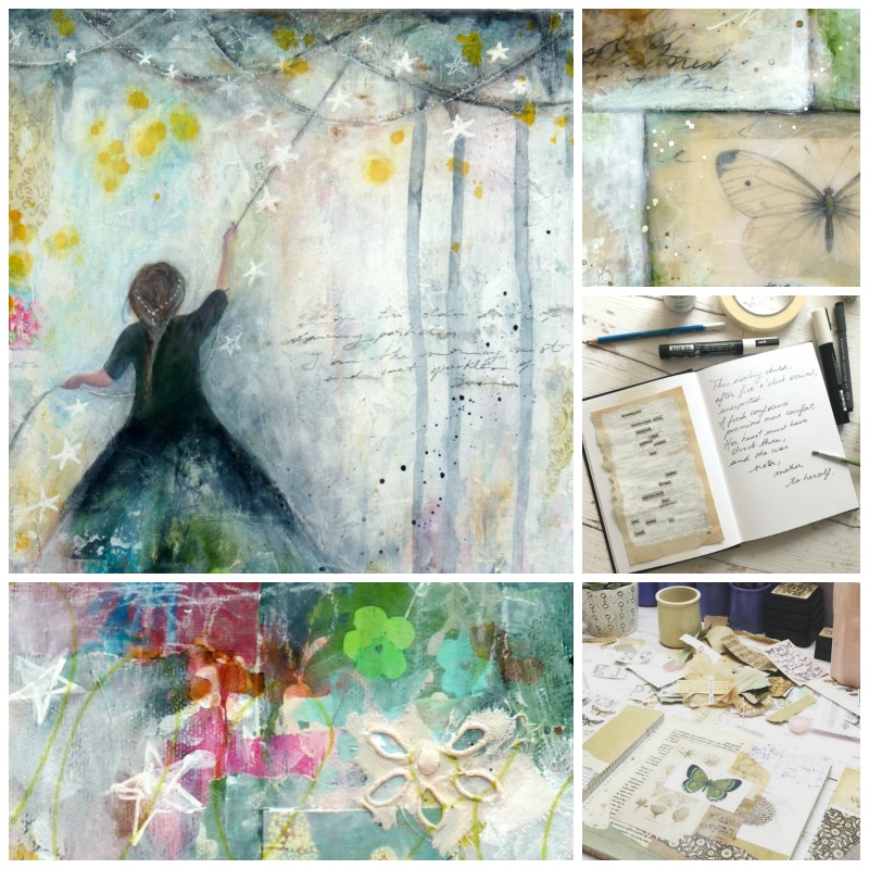 Layers of Light Mixed Media Painting Workshop with Laly Mille