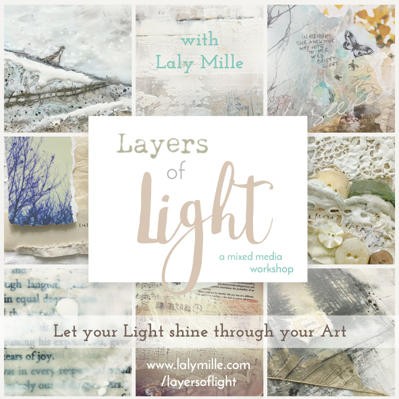 Layers of Light Mixed Media Painting Workshop with Laly Mille