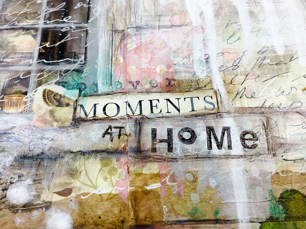  Art Journaling with a “word of the year” - Laly Mille 