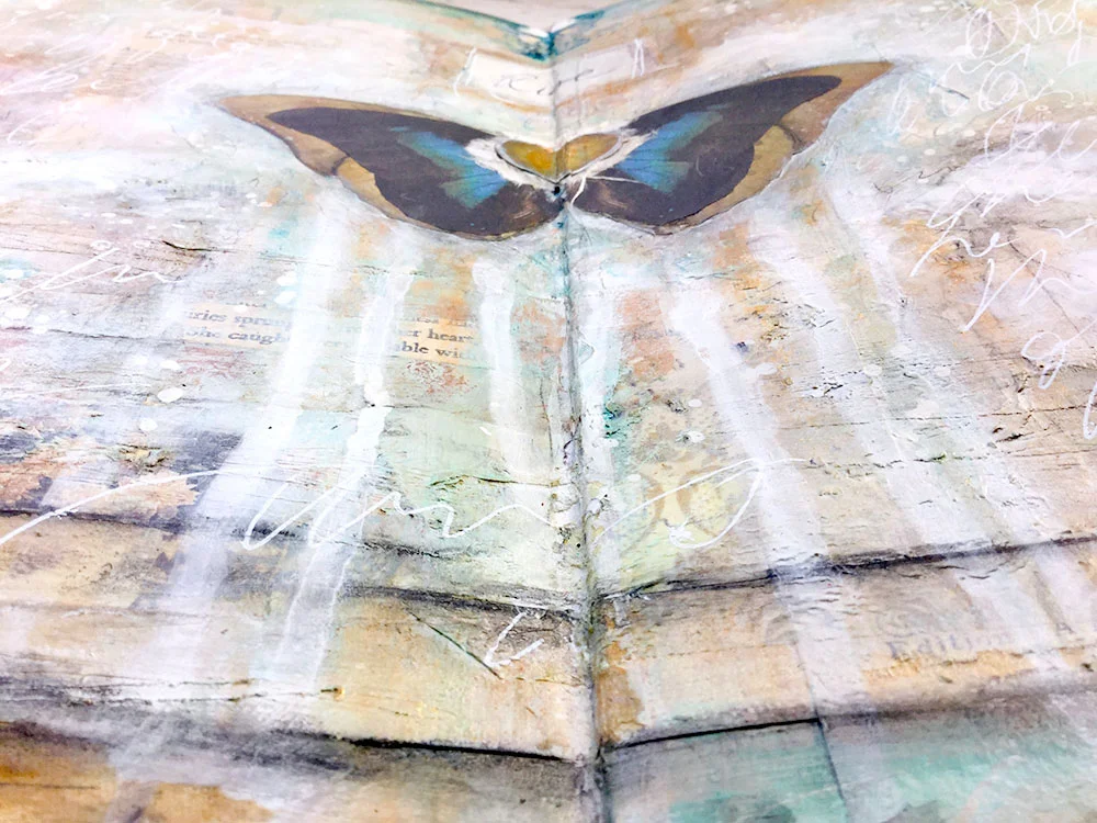 Gratitude New Beginnings Laly Mille Mixed Media Art