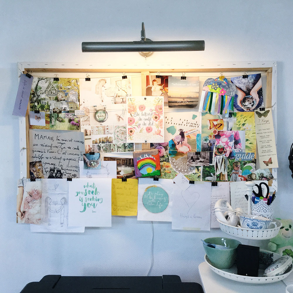Art Studio Storage Ideas — Laly Mille Mixed Media Art