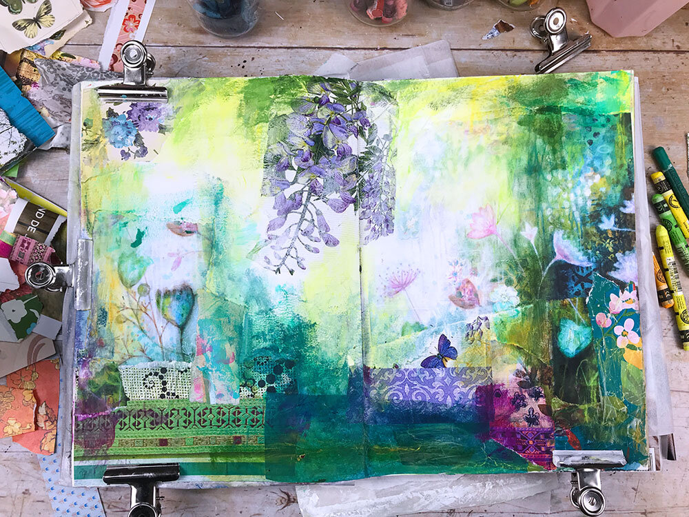 Laly Mille Art Journal Page