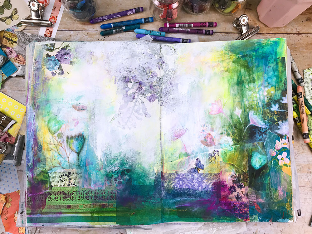 Laly Mille Art Journal Page