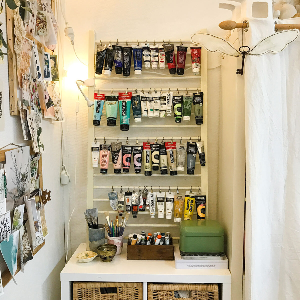 How to Add a DIY Storage Wall to Your Art Studio for Less than $100