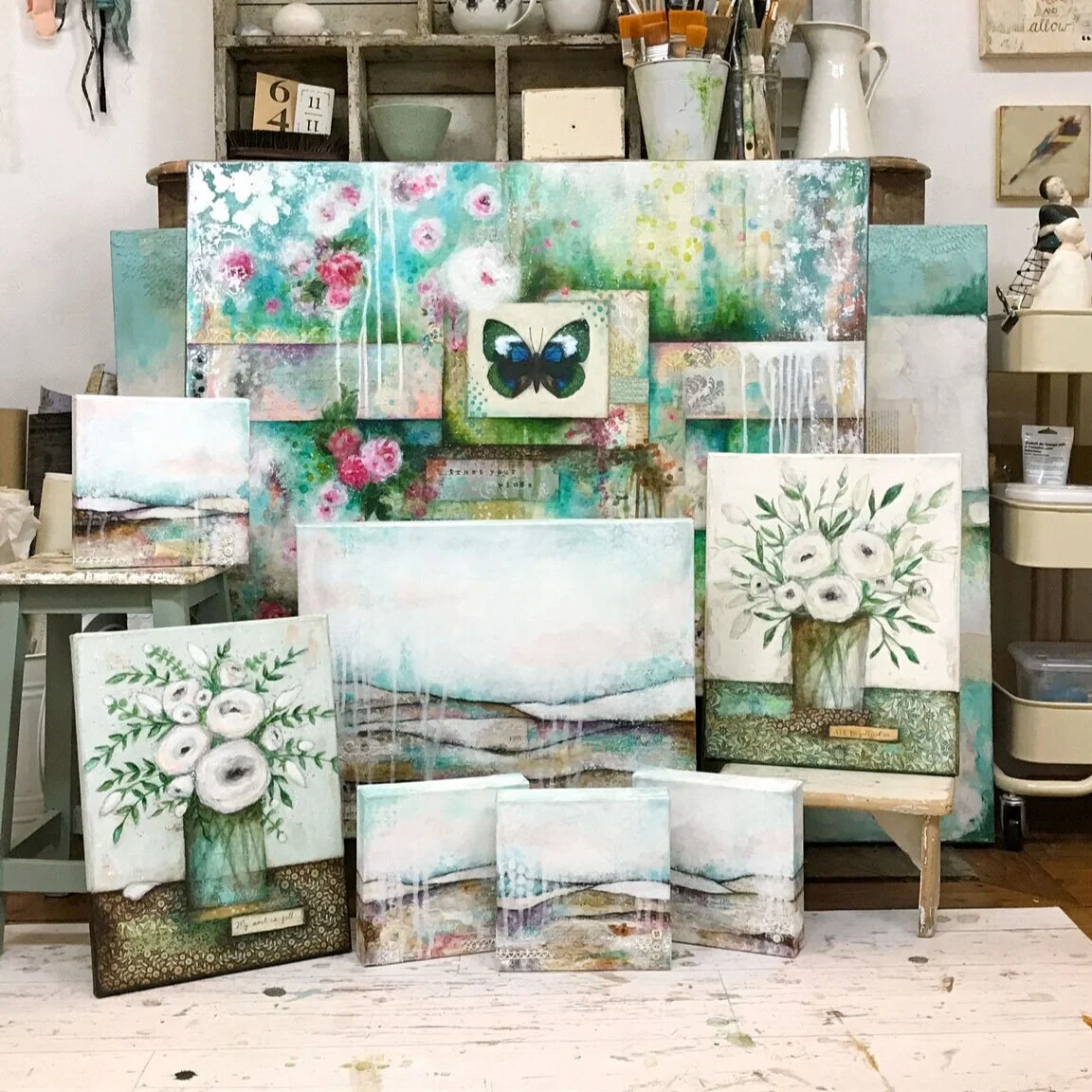 Mini Art Show! — Laly Mille Mixed Media Art